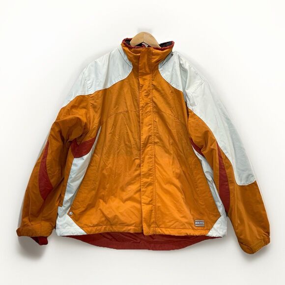 LL Bean 3 in 1 Jacket Coat Men's XL Fleece Lined Zip Out - Picture 1 of 14